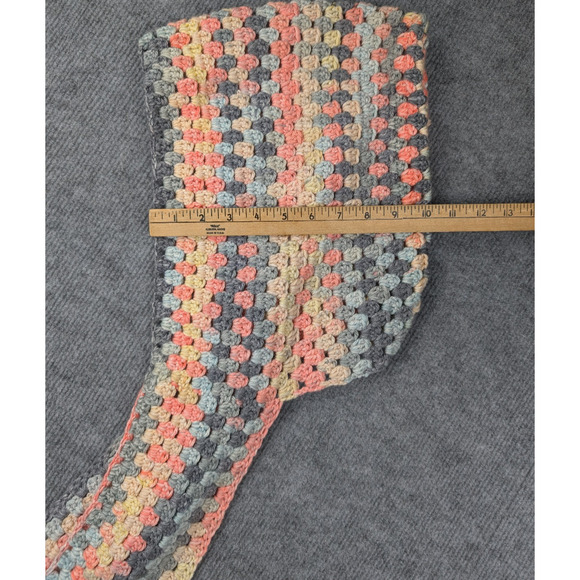Crochet Snood Scarf Wrap Hoodie Knit Head Wrap Boho Chic Handmade Pastel Neutral